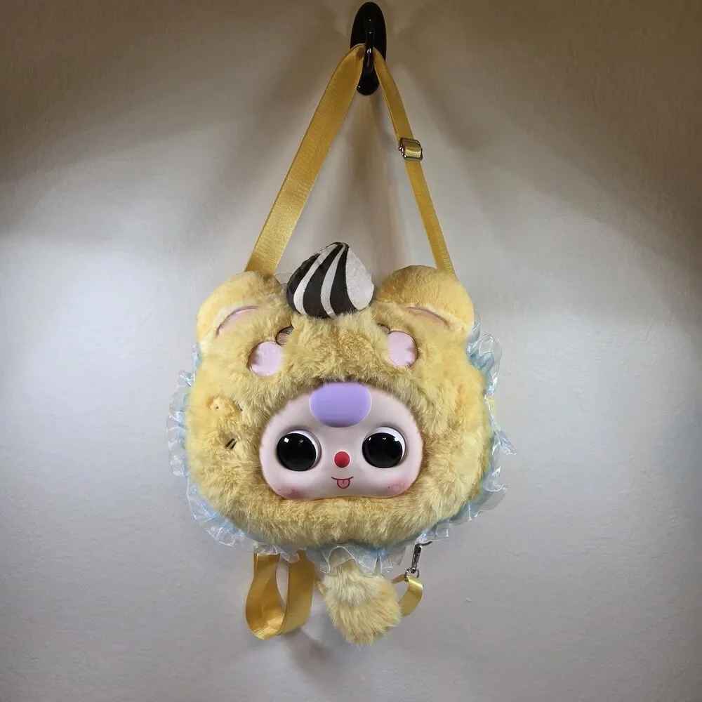 Baby Three BB3 800% Fairy Tale Big Head Backpack Yellow Mouse Gua Gua Plush